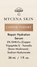 Copper Theory — 2% GHK-Cu + Tremella Repair Serum — Mycena Skin front label