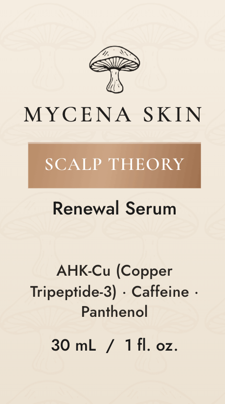 Scalp Theory — AHK-Cu Scalp & Hair Tonic — Mycena Skin front label